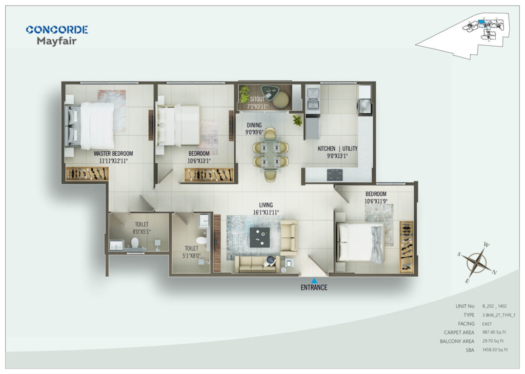Concorde Mayfair Floor Plan6
